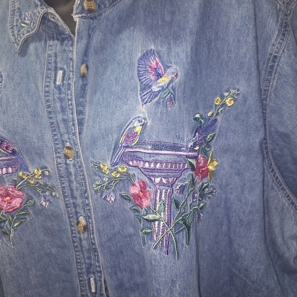 Bobbie brooks button-down blouse size 22W/24W - Picture 3 of 7